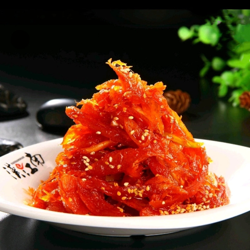 鲜族拌菜拌明太鱼丝150g佳木斯新鲜冷面馆拌菜鱼丝满4份包邮