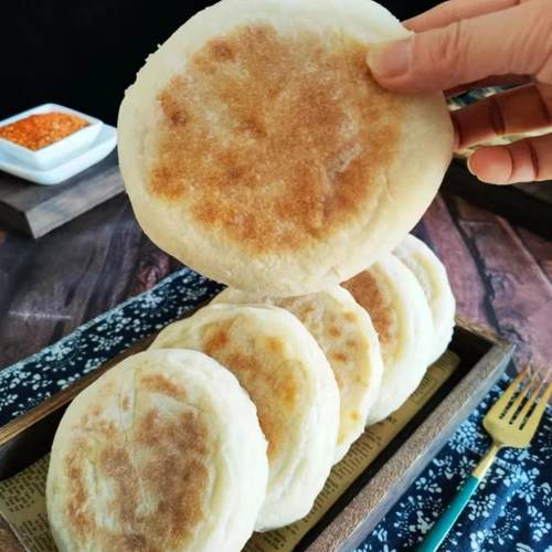 东北烤饼专用饼烧饼发面烤饼肉夹馍里脊肉饼半成品餐饮摆摊专用