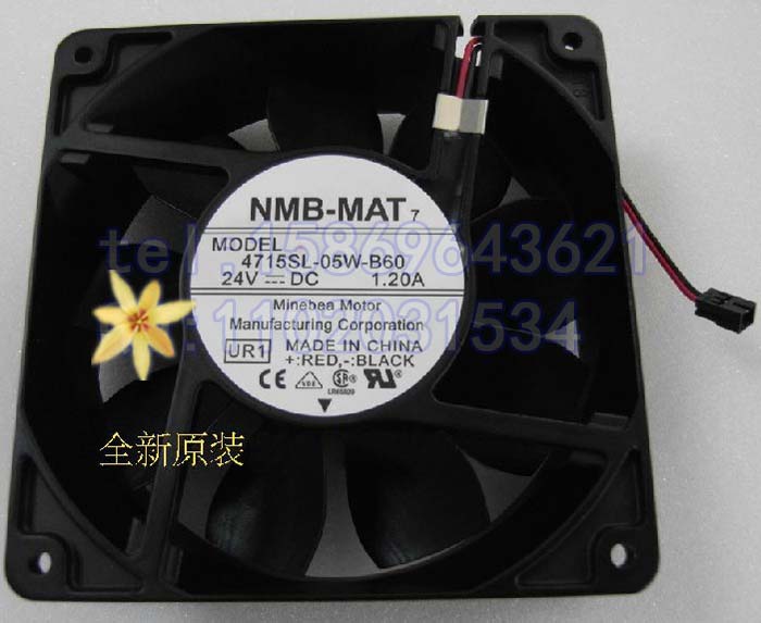 全新NMB-MAT7风机数控机床CNC扇热风扇4715SL-05W-B60 120x38mm