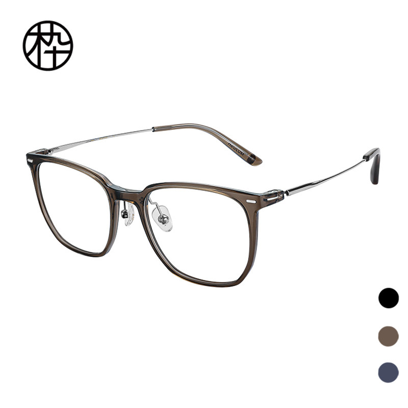 MUJOSH木九十专柜正品MJ101FK023塑钢时尚方框眼镜框百搭轻质学生