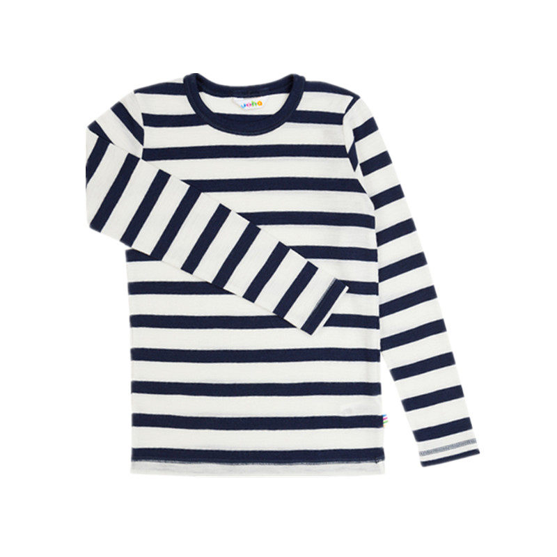 CHILDRENS WOOL THERMAL UNDERWEAR AUTUMN PANTS DANISH JOHA SIZE 90-170 CAN BE PAIRED PARENT-CHILD NAVY STRIPED LONG SLEEVE TROUSERS