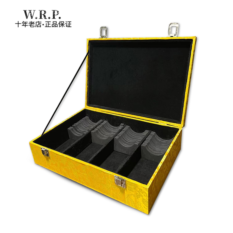 大容量可调节玻璃面加固手镯盒