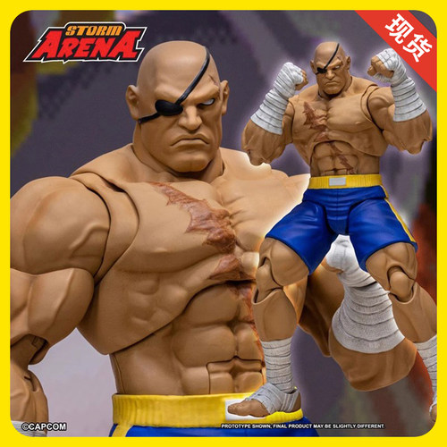 【现货】STORM TOYS 街头霸王 维克托沙加特1/12可动人偶手办摆件