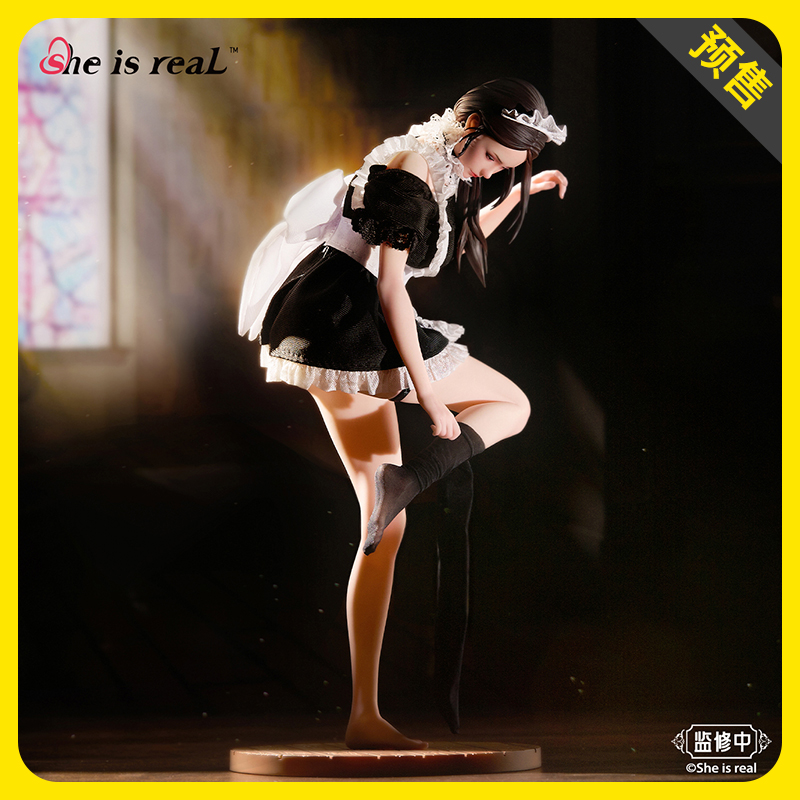 【预售】棒模玩 She is real Lou LL 1/6 女仆 超写实 手办摆件