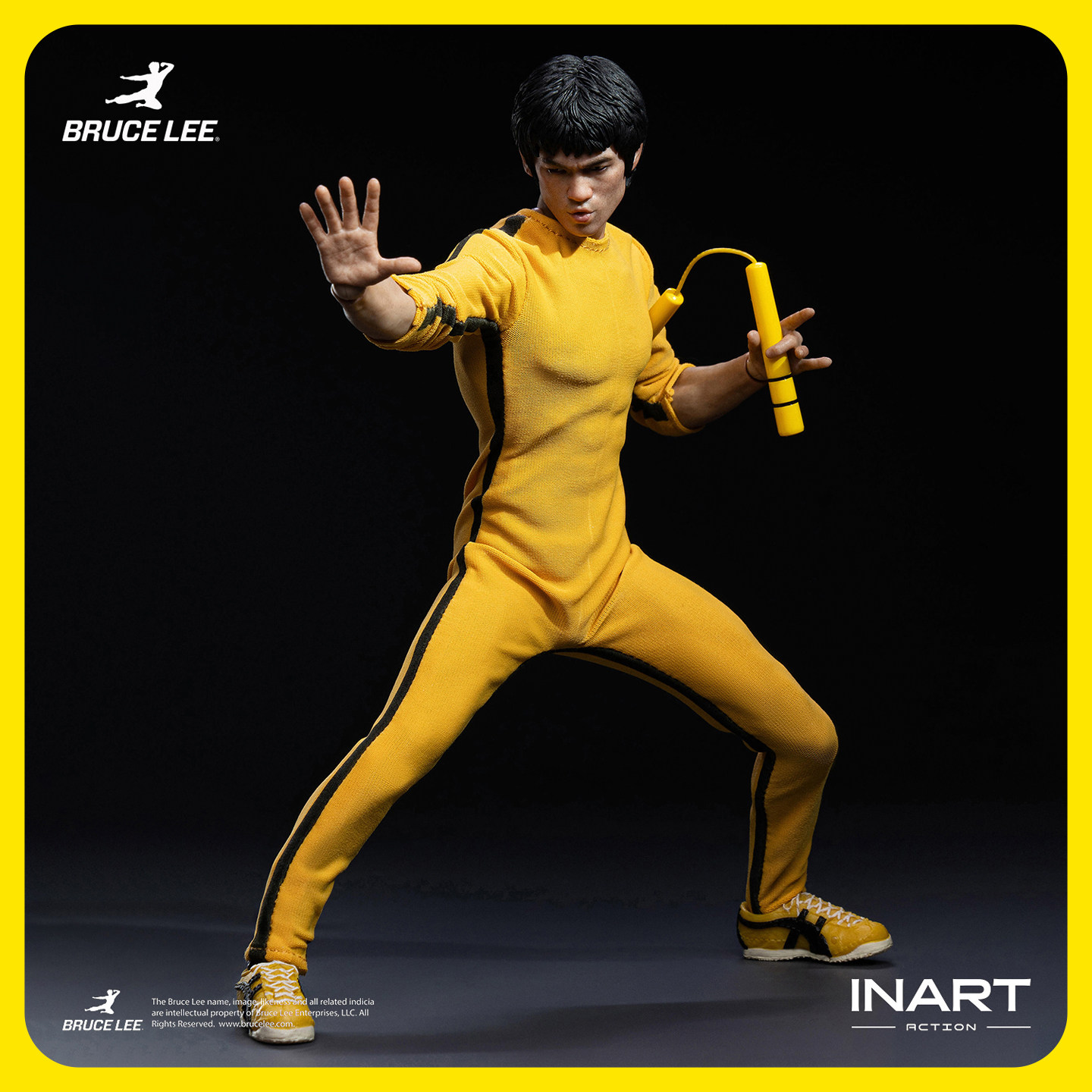 INART李小龙1/12可动人偶图片