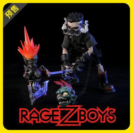 【定金】D_ONE STUDIO RAGE-ZBOYS 牙仔 1/12可动人偶手办摆件