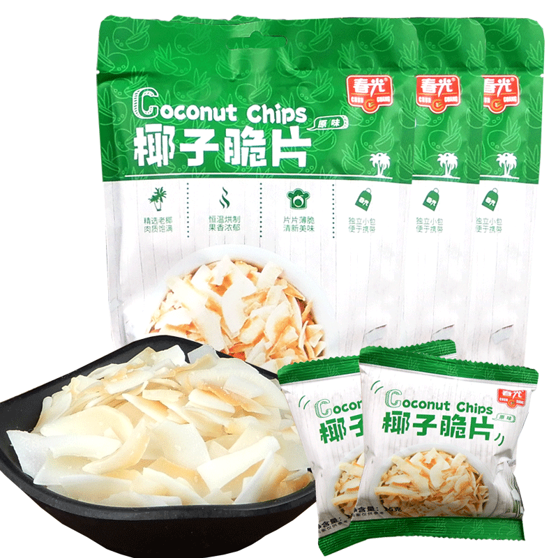 春光椰子脆片60g独立小袋