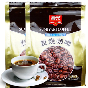 春光咖啡 海南特产 春光炭烧咖啡粉360gX2袋 海南咖啡三合一