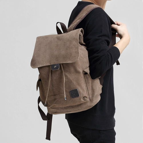 Мужской ретро рюкзак для отдыха, японский тканевый ноутбук для школьников для путешествий, ранец, в корейском стиле, подходит для студента