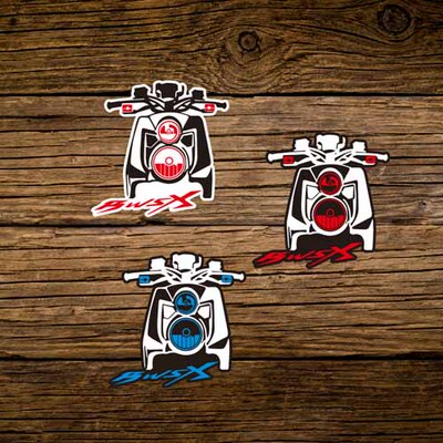 定制贴纸适用于摩托车YAMAHA雅马哈BWSX飞鹰反光贴纸定做个性6153