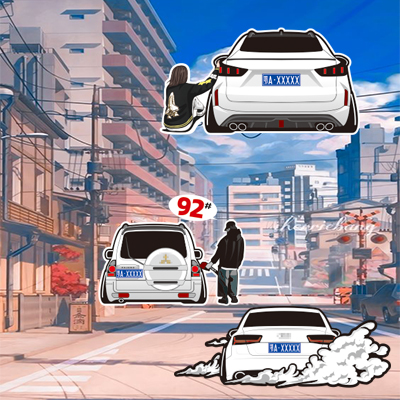 汉魂适用帕杰罗奥迪改装长安贴纸