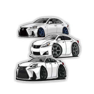 F汽车反光车贴车身贴纸7461 汉魂贴纸适用卡lexus is300 IS350