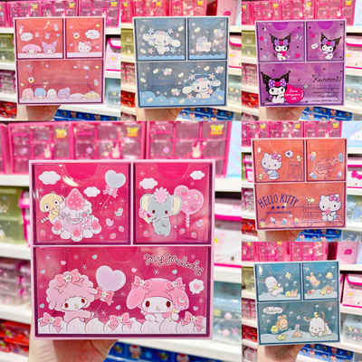 三丽鸥系列三宫格收纳盒