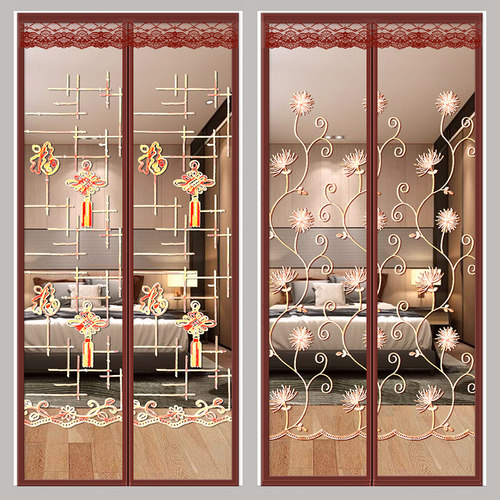 夏季防蚊门帘卧室家用隔断高档