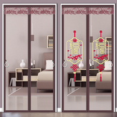 防蚊门帘磁吸纱窗网家用窗户纱门自装 魔术贴防虫磁性 沙窗自粘式