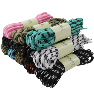 野象鞋带适用斐乐fila斯凯奇老爹鞋男女款高低帮黑白色圆形鞋带绳