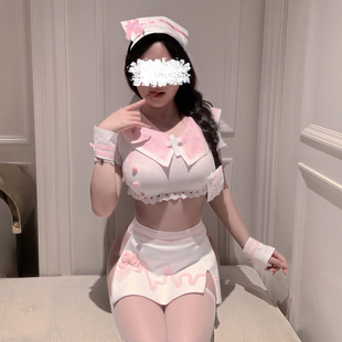 恶势少女：电波小护士*纯欲可爱护士制服性感短款包臀裙情调cos女