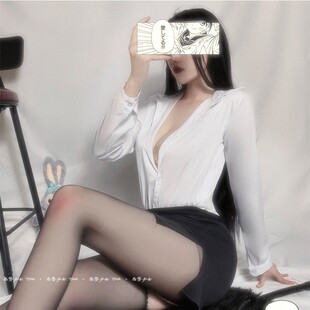 恶势少女 冷艳暗黑秘书性感包臀短裙制服诱惑职业套装办公室趣味