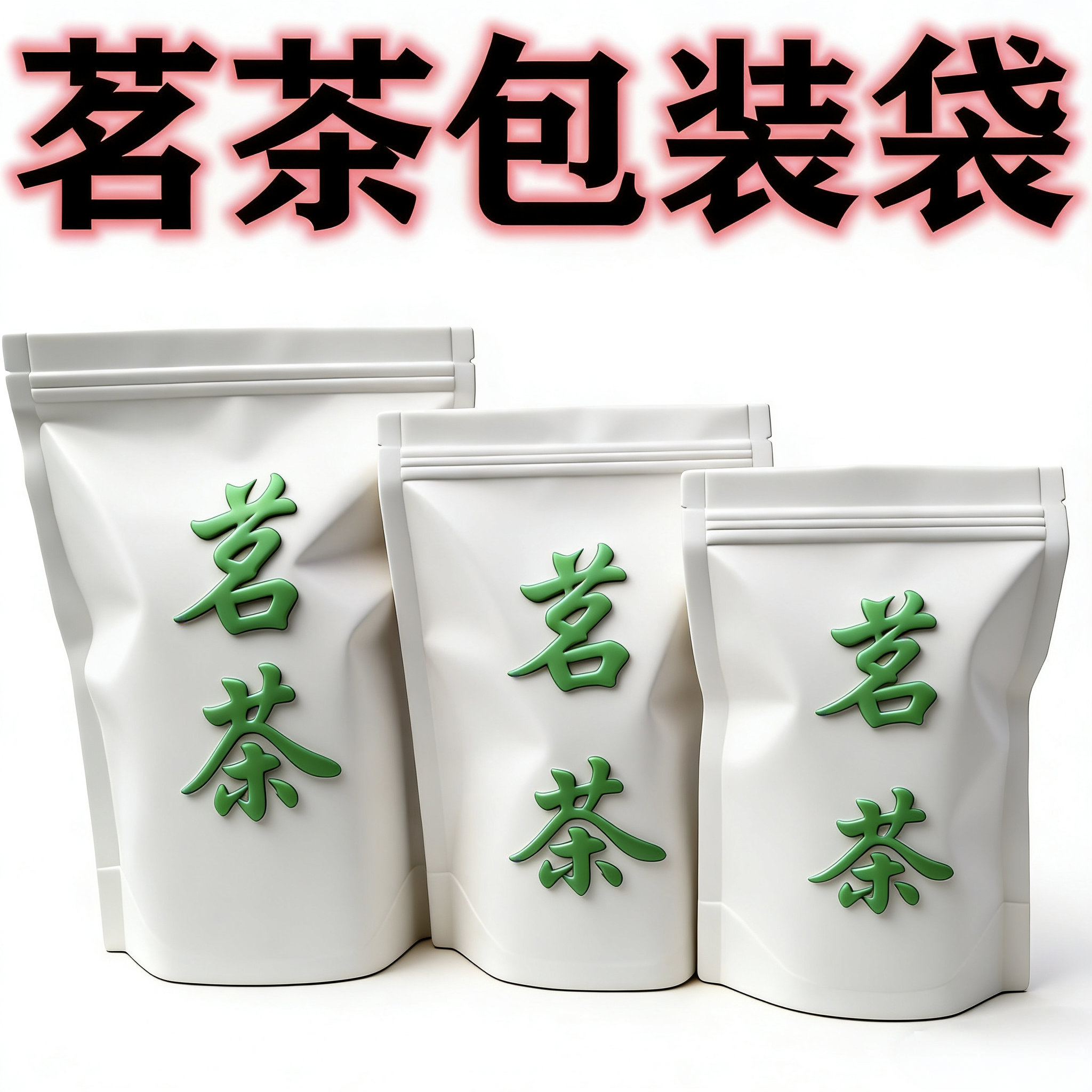 茶叶包装袋茗茶自封袋镀铝商用自封分装批发防潮通用茶叶袋小包装