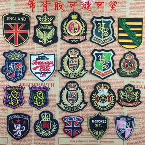 徽章补丁贴布贴修补贴布胸章肩章服装辅料刺绣可熨烫 潮人徽章