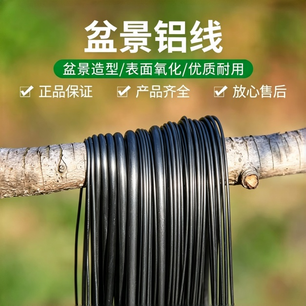 金枝玉叶专用盆景造型铝丝铝线盘扎铝丝线蟠扎园艺铁丝花卉定型图片
