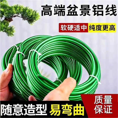 金枝玉叶专用盆景造型铝丝铝线盘扎铝丝线蟠扎园艺铁丝花卉定型