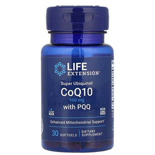现货美国life extension沿延寿辅酶Q10pqq易吸收心脏备孕还原泛醇