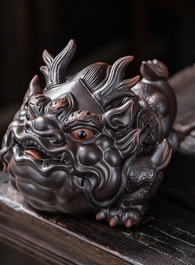 大号招财金蟾茶宠摆件玄关摆设