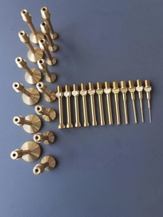 津上铜顶针背夹出水孔顶料杆西铁城斯大加长M5M6M8M10M12弹出头