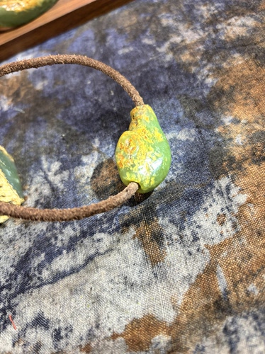 马蜂河磨玉吊坠玉衡随形墩墩锁骨坠