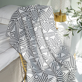 北欧ins风灰色针织休闲小毛毯子被子冬季 加厚午睡沙发毯单人盖毯