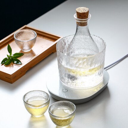 家用玻璃小酒杯白酒杯酒壶酒盅小号一两一口杯烈酒杯分酒酒具套装