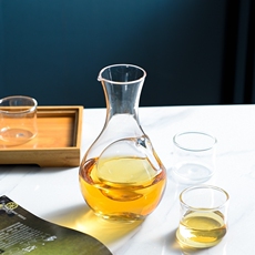 Ликер Cup 日本点屋设计师玻璃冰酒壶白酒分酒器洋酒醒酒家用小酒杯干冰酒壶