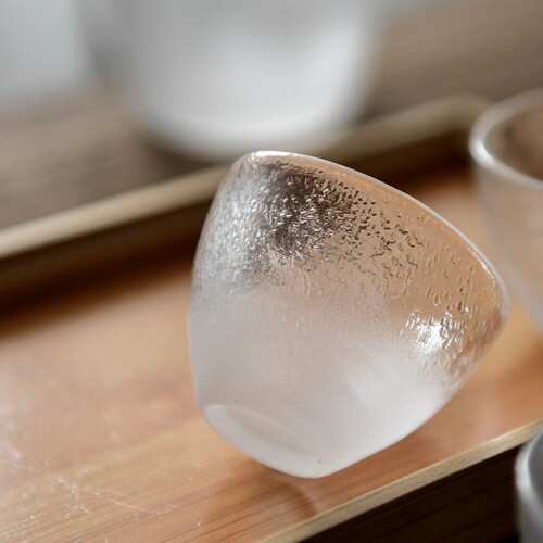 云意玻璃一口杯小酒杯酒壶无铅