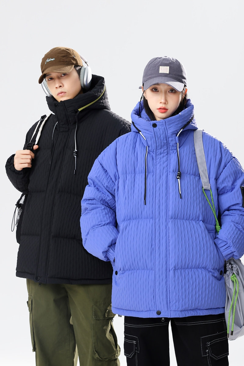 2024冬新宽松90%标羽绒服男连帽美式高街潮流情侣大码YR56P298,男装羽绒服,电商A222A
