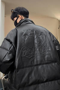暴力熊钢印内加绒90%标羽绒服男2024冬新宽松情侣大码YR53P298图片