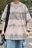 2024夏新高品质直播宽松潮流棉短袖T恤男oversizeY416P45，男装T恤，电商A222A