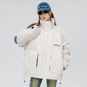 高品质加厚冲锋衣棉衣女棉服2024秋冬新宽松情侣大码Y390P118图片