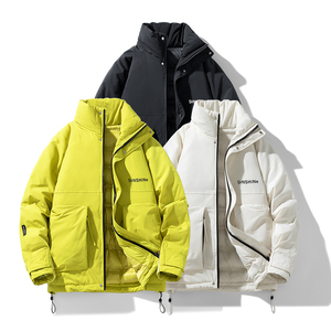 户外高品质加厚冲锋衣2024冬新宽松潮棉衣男棉服情侣大码Y371P118图片