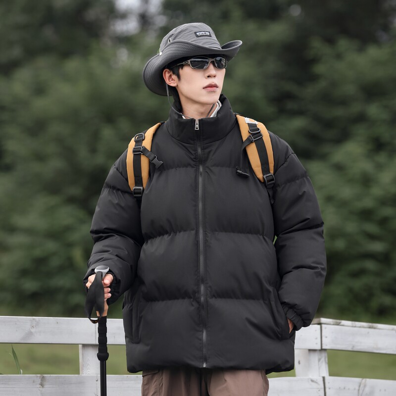 森系户外2024冬宽松潮流棉衣男棉服面包服情侣大码Y355P60特图片