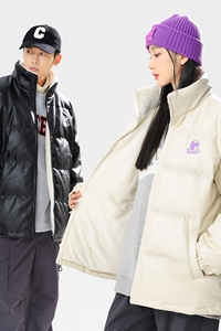 内加绒90%标皮羽绒服男美式高街潮流宽松钢印情侣大码YR65P298图片