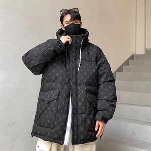情侣大码90%标高品质连帽羽绒服男2024秋冬新宽松潮流YR32P298图片