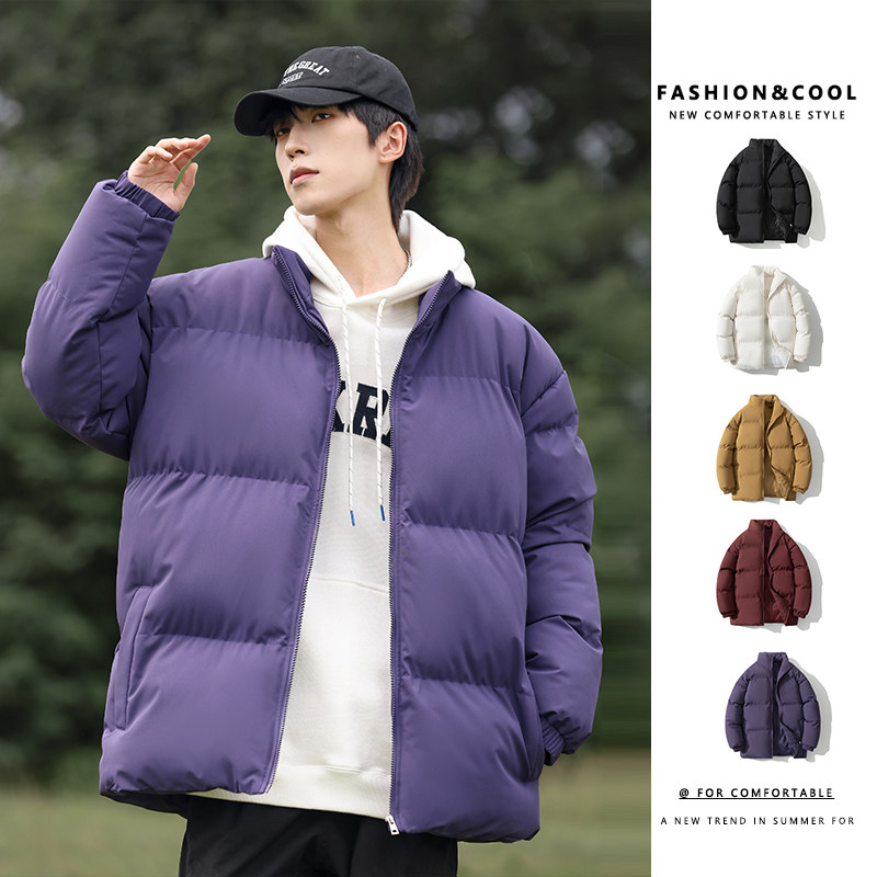 加厚森系2024冬宽松潮流棉衣男棉服面包服情侣大码Y355P60特图片