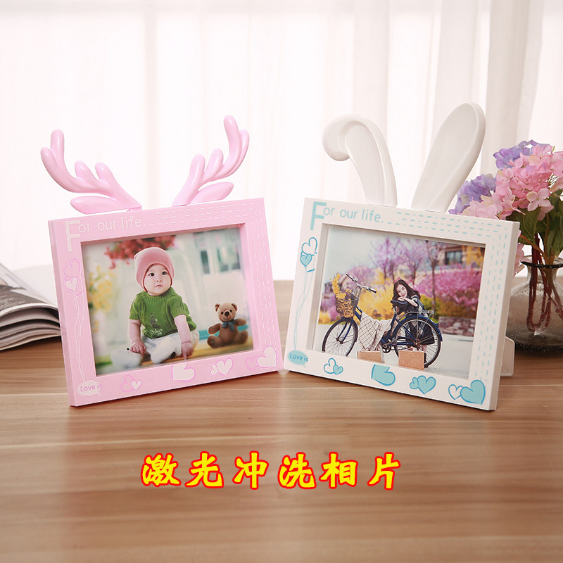Korean lovely Antlers Photo frame 7 originality children Cartoon Office desktop Swing sets mobile phone photo Rinsein the Home accessories , Frame/Frames  category - from Buy2taobao.com to provide professional Taobao agent buy service