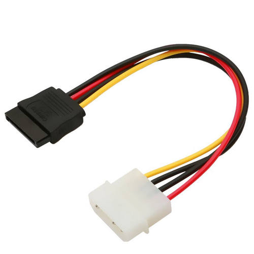 三堡（SANBAO）SUK-20 D型4针转SATA串口硬盘电源线0.2米