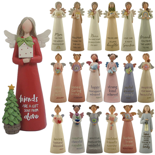 每件都有特殊意义原创纯手工人物可爱天使桌面摆件居家装生日礼物