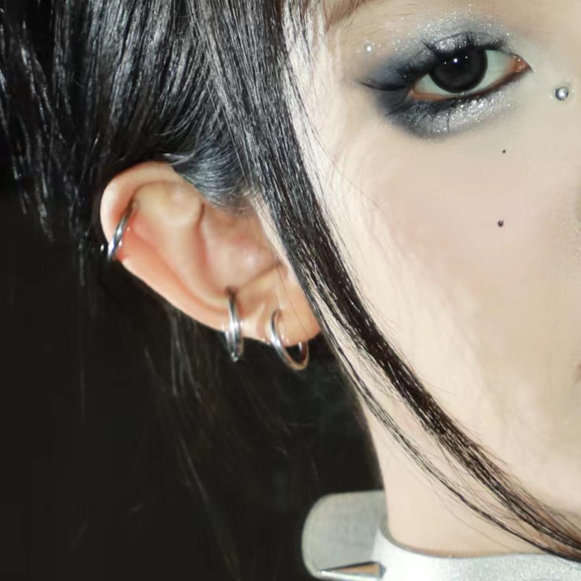 scandium耳夹钛钢圈圈