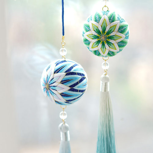 手鞠球手工diy蹴鞠材料包情侣