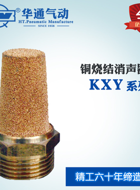 铜烧结消声器FXS/KXY-6-8-10-15-20-25-32-40-50消音器质保一年