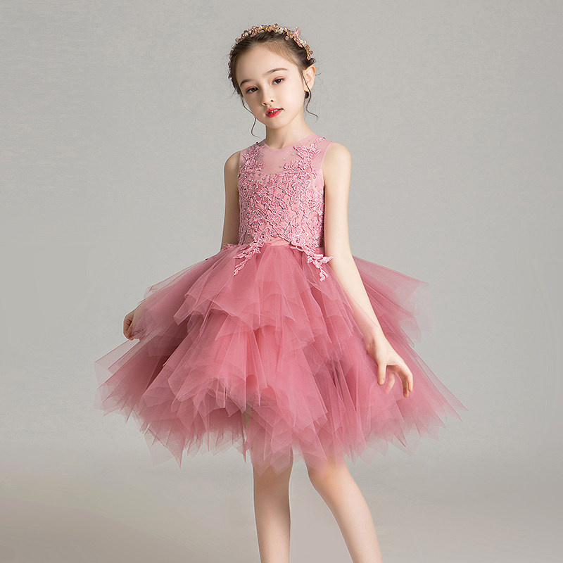 儿童婚纱公主裙蓬蓬小孩花童晚礼服女童生日洋气高端走秀表演服装,童装/婴儿装/亲子装,儿童礼服,淘宝优惠券,粉丝福利购,淘宝优惠卷